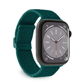 pasek-nylonowy-dla-apple-watch-42-44-45-49-mm-puro-loop-ciemnozielony
