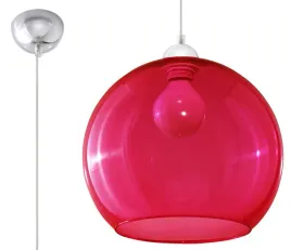 lampa-wiszaca-ball-czerwona-sl-0253-sollux