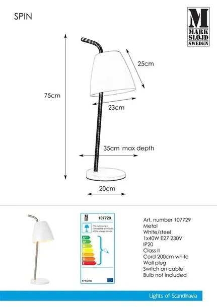 lampa-stolowa-spin-107729-markslojd-kolor-bialy