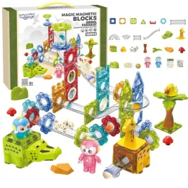 kulkowy-tor-zwierzecy-raj-104-el-klocki-magnetyczne-woopie-kreatywny-edu
