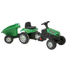 woopie-traktor-na-pedaly-farmer-gotrac-maxi-z-przyczepa-ciche-kola-zielony