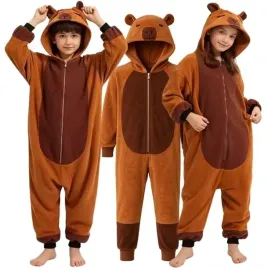 pizama-kapibara-140-cm-stroj-kostium-przebranie-kigurumi-onesie-miekki