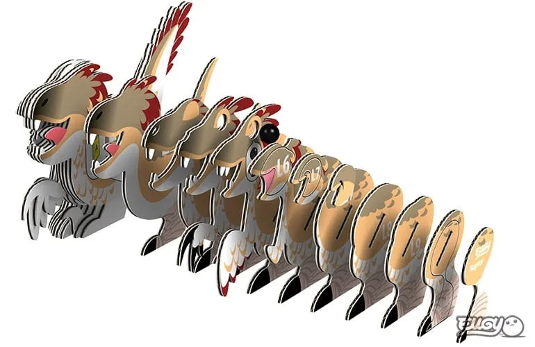 dinozaur-raptor-eugy-eko-ukladanka-3d-junior-stan-nowy
