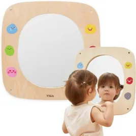 drewniana-tablica-z-lustrem-i-emotkami-edukacyjna-viga-baby-12msc-prezent