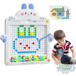 tablica-magnetyczna-dla-dzieci-krolik-bialy-montessori-magpad-woopie-edu