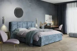 niebieskie-lozko-tapicerowane-160-welur-velvet-stella