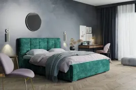 zielone-lozko-tapicerowane-200-welur-velvet-stella
