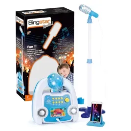 zestaw-do-karaoke-dla-dzieci-wzmacniacz-mikrofon-statyw-efekty-swiatla