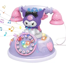 interaktywny-zabawkowy-telefon-z-sluchawka-dla-dzieci-kuromi-swiatlo-dzwiek