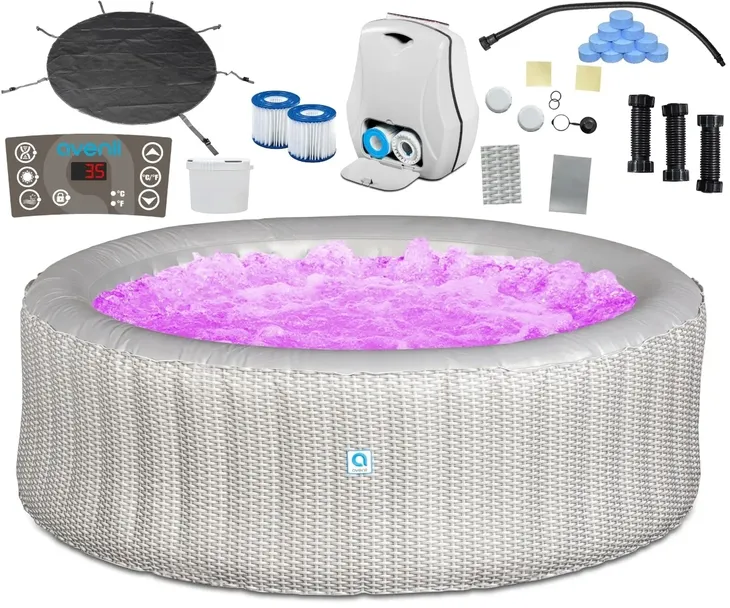 DMUCHANE SPA BASEN OGRODOWY AVENLI NICE 6 OSÓB 40°C HYDROMASAŻ