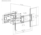 gembird-uchwyt-scienny-do-telewizora-60-120-stan-nowy