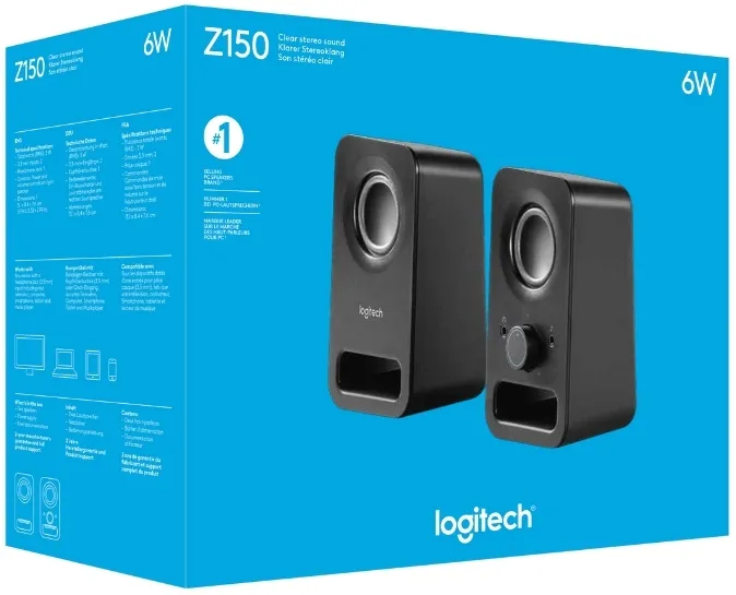 glosniki-logitech-z150-2-0-czarne-sterowanie-wbudowane-w-glosnik