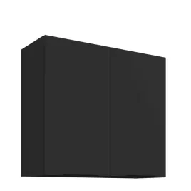 szafka-kuchenna-wiszaca-80x715-modulo-czarny-afm-2-drzwi