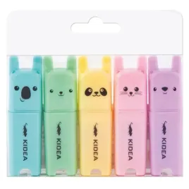 zakreslacze-zwierzaki-5-kolorow-kidea