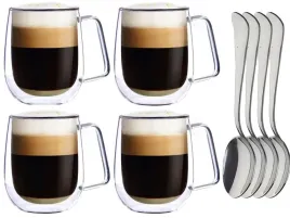 4-x-szklanka-termiczna-kawa-herbata-300ml-lyzeczka