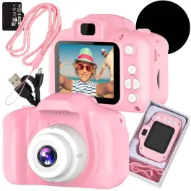 aparat-cyfrowy-dla-dziecka-fotograficzny-dla-dzieci-rozowy-gry-karta-32gb