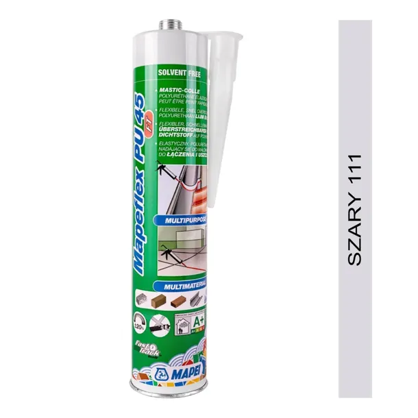 Uszczelniacz MAPEI MAPEFLEX PU45 FT  300ml szary 111