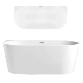 wanna-przyscienna-owalna-akrylowa-rea-capri-150-cm-nowoczesna-biala-syfon