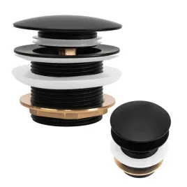 korek-wannowy-uniwersalny-klik-klak-czarny-mat-okragly-bez-przelewu-rea