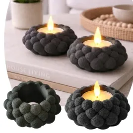 dekoracyjny-swiecznik-tealight-nowoczesny-modern-3d-czarny-swieczka-led