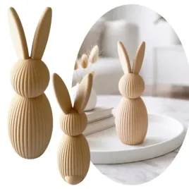 figurka-zajaczek-wielkanocny-3d-nowoczesna-dekoracja-ryflowany-bezowy-17-cm