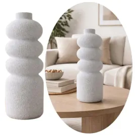 wazon-dekoracyjny-3d-na-kwiaty-nietlukacy-szary-nowoczesny-wysoki-24-cm