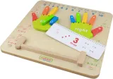 nauka-liczenia-scienna-tablica-sensoryczna-masterkidz-flex-stan-nowy