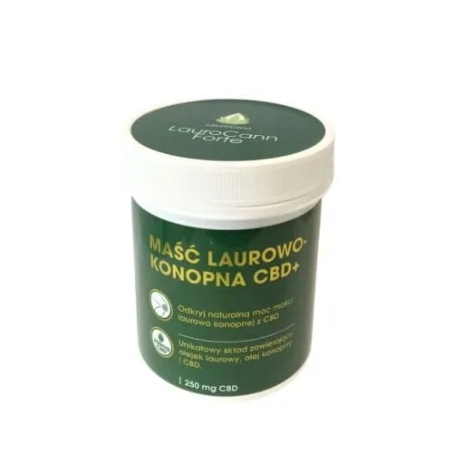 Maść Laurocann Forte laurowo-konopna z olejem CBD - 250ml