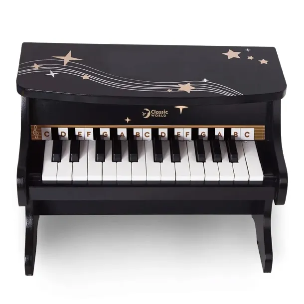 classic-world-pianino-czarne-stan-nowy-wiek-dziecka-18-m