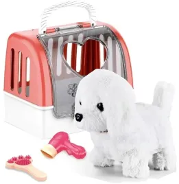 piesek-interaktywny-w-domku-z-dzwiekiem-chodzi-i-szczeka-akcesoria