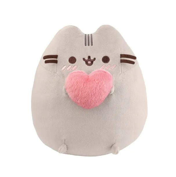 PUSHEEN z SERDUSZKIEM w łapkach maskotka 23cm, CUDEŃKO