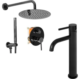 zestaw-natryskowy-bateria-umywalkowa-lungo-rea-czarna-metaliczna