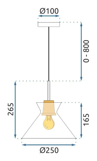 lampa-wiszaca-przezroczysta-25-cm-z-drewnem-zasilanie-sieciowe