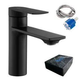 bateria-umywalkowa-rea-storm-niska-15-cm-czarna-matowa-stojaca