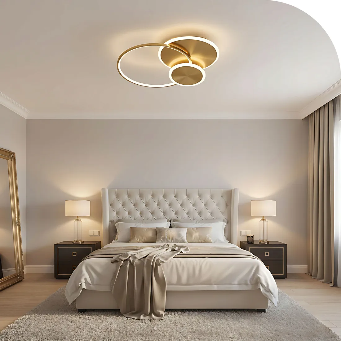 lampa-sufitowa-plafon-led-wiszaca-zlota-szczotkowana-60w-pilot