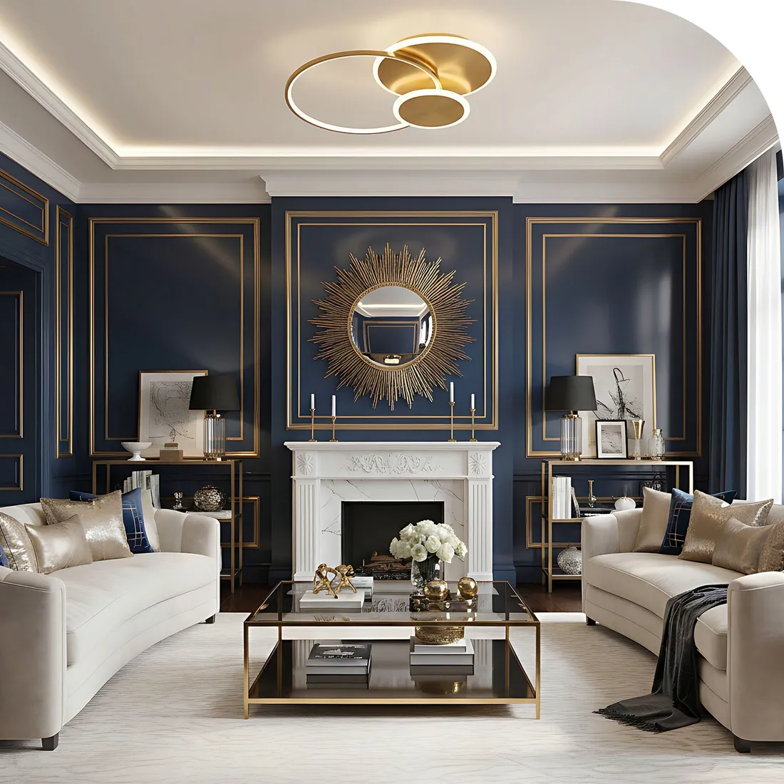 lampa-sufitowa-plafon-led-wiszaca-zlota-szczotkowana-60w-pilot