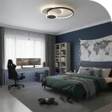 lampa-sufitowa-wiszaca-czarna-led-plafon-60w-trzy-punkty-swiatla-pilot-material-dominujacy-metal