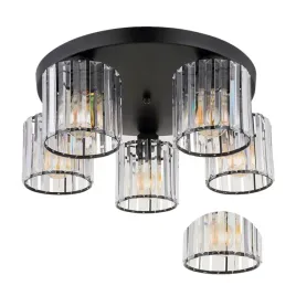 lampa-sufitowa-wiszaca-czarna-pieciopunktowa-krysztalowa-z-5-kloszami-e27