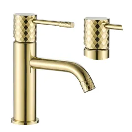 bateria-umywalkowa-nablatowa-niska-lungo-diamond-zlota-polysk-stala-rea