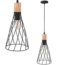 lampa-sufitowa-wiszaca-czarna-rustykalna-drewno-metal-boho-e27