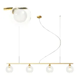 lampa-sufitowa-wiszaca-zlota-cztery-szklane-transparentne-kule-4x-g9