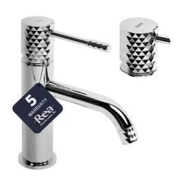 bateria-umywalkowa-nablatowa-niska-lungo-diamond-chrom-polysk-stala-rea