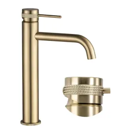 bateria-umywalkowa-lungo-grip-zlota-szczotkowana-wysoka-nablatowa-rea