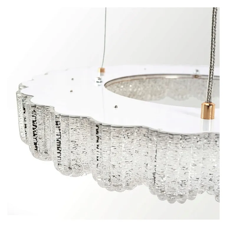 lampa-sufitowa-wiszaca-led-rozeta-kolo-40-cm-glamour-ring-rozowe-zloto-stan-nowy