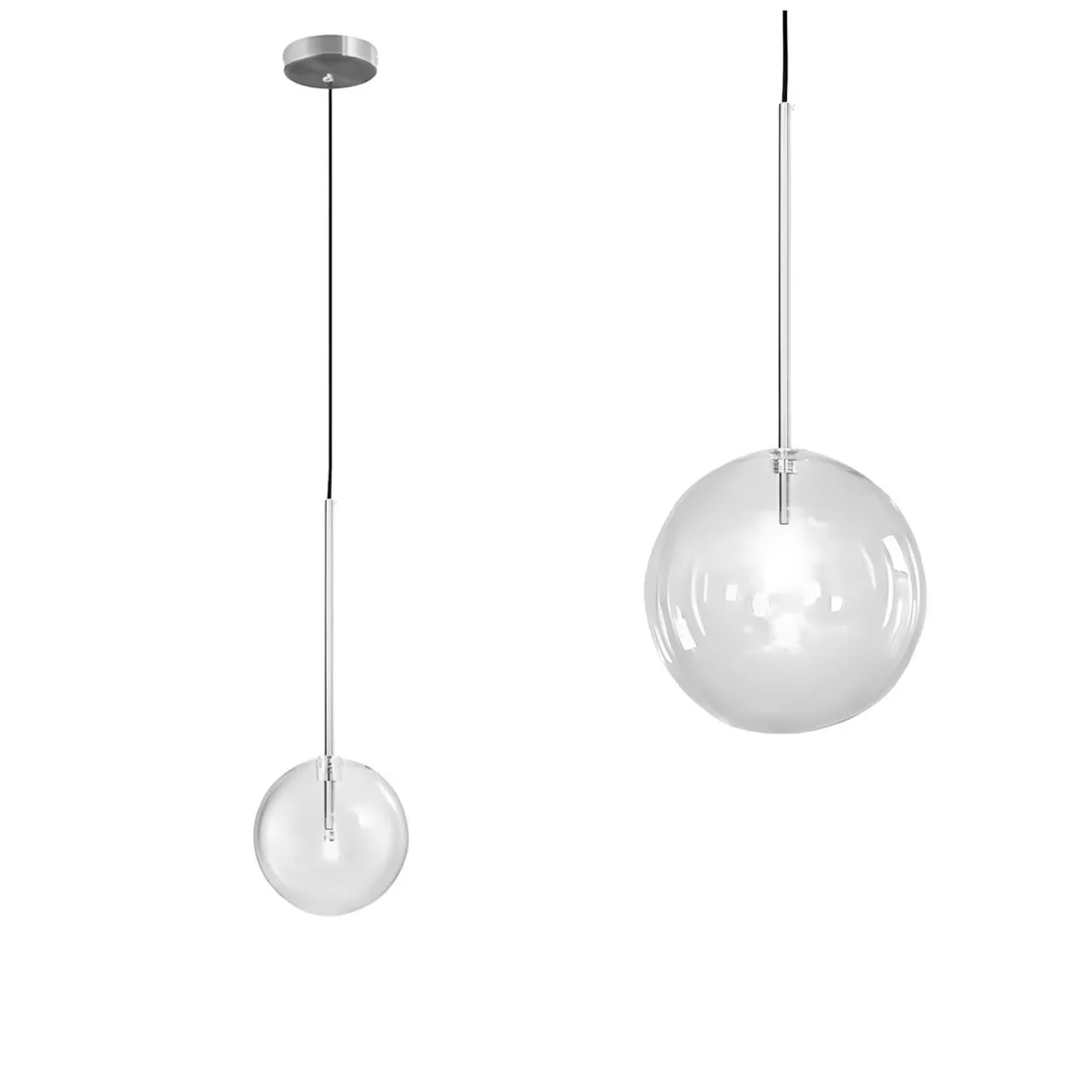 lampa-sufitowa-wiszaca-szklana-transparentna-chromowana-kula-20-cm-g4