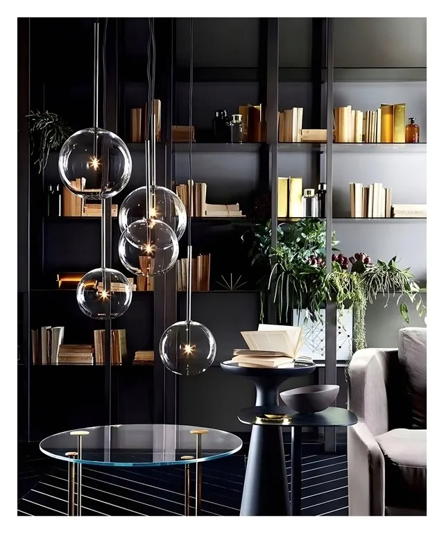 lampa-sufitowa-wiszaca-szklana-transparentna-chromowana-kula-20-cm-g4-stan-nowy