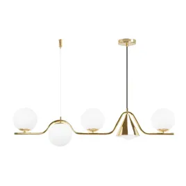 lampa-sufitowa-wiszaca-zlota-biale-kule-elegancka-gold-white-5x-e27