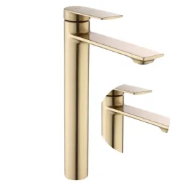 bateria-umywalkowa-wysoka-zlota-matowa-storm-jednouchwytowa-gold-brush-rea