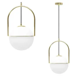 lampa-sufitowa-wiszaca-zlota-biala-mleczna-kula-glamour-gold-e27