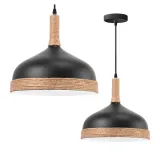 lampa-sufitowa-wiszaca-metalowa-czarna-brazowy-sznurek-jutowy-loft-e27